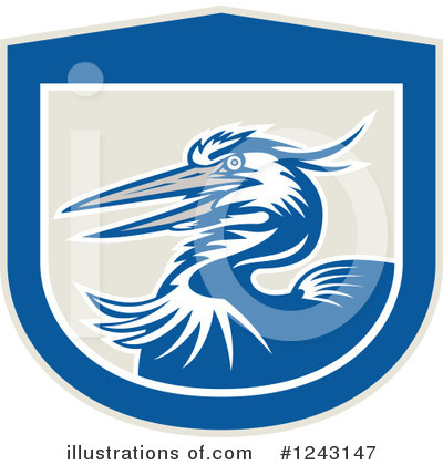 Heron Clipart #1243147 by patrimonio