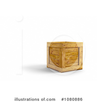 Wooden Box Clipart #1080886 by stockillustrations