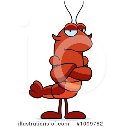 Crayfish Clipart #1099782 by Cory Thoman