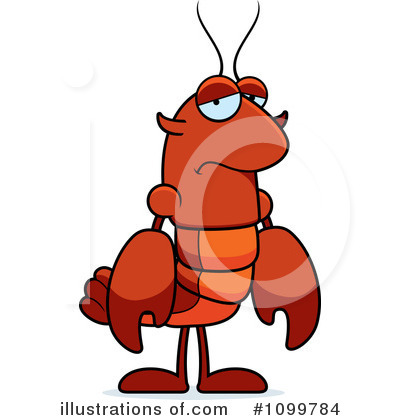 Crayfish Clipart #1099784 by Cory Thoman