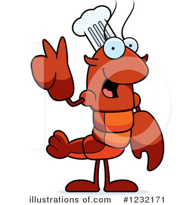 Crayfish Clipart #1232171 by Cory Thoman