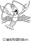 Crawfish Clipart #1763918 by LaffToon