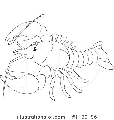Royalty-Free (RF) Crayfish Clipart Illustration by Alex Bannykh - Stock Sample #1139196