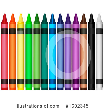 Royalty-Free (RF) Crayon Clipart Illustration by dero - Stock Sample #1602345