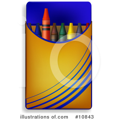 Royalty-Free (RF) Crayons Clipart Illustration by Leo Blanchette - Stock Sample #10843