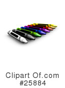 Crayons Clipart #25884 by KJ Pargeter