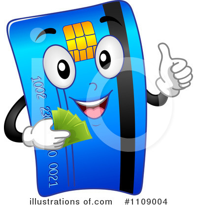 Royalty-Free (RF) Credit Card Clipart Illustration by BNP Design Studio - Stock Sample #1109004