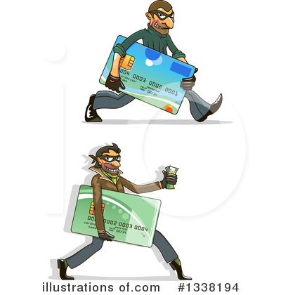 Royalty-Free (RF) Credit Card Clipart Illustration by Vector Tradition SM - Stock Sample #1338194