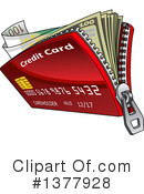 Credit Card Clipart #1377928 by Vector Tradition SM