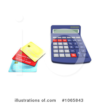 Royalty-Free (RF) Credit Cards Clipart Illustration by KJ Pargeter - Stock Sample #1065843