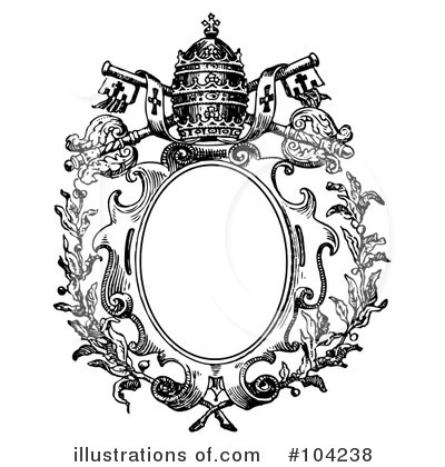 Royalty-Free (RF) Crest Clipart Illustration by BestVector - Stock Sample #104238