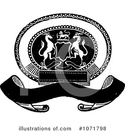 Royalty-Free (RF) Crest Clipart Illustration by BestVector - Stock Sample #1071798