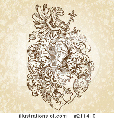 Royalty-Free (RF) Crest Clipart Illustration by BestVector - Stock Sample #211410