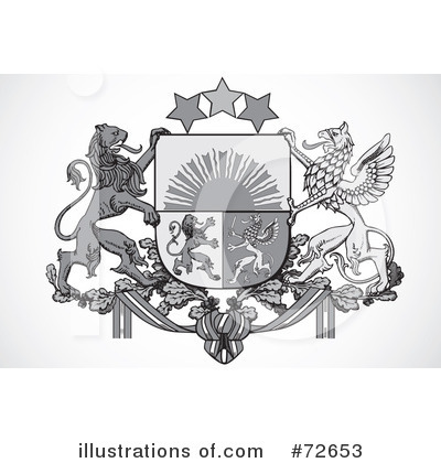 Royalty-Free (RF) Crest Clipart Illustration by BestVector - Stock Sample #72653