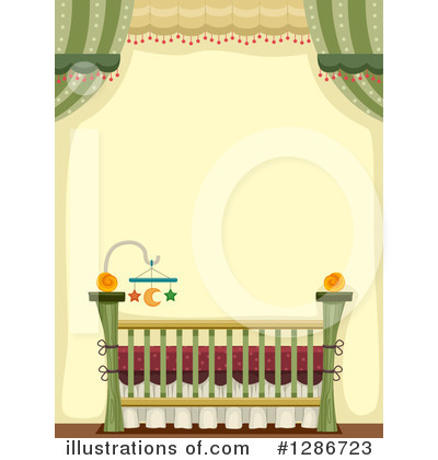 Baby Crib Clipart #1286723 by BNP Design Studio