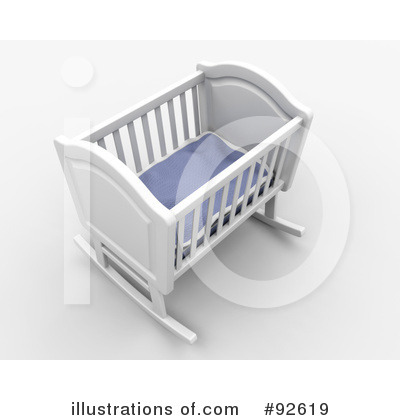 Royalty-Free (RF) Crib Clipart Illustration by KJ Pargeter - Stock Sample #92619