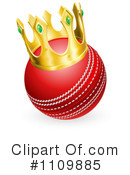 Cricket Ball Clipart #1109885 by AtStockIllustration