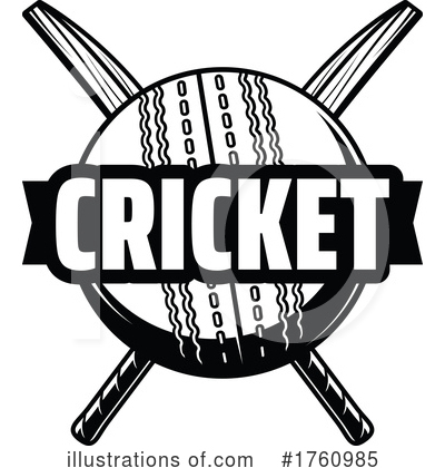 Cricket Ball Clipart #1760985 by Vector Tradition SM