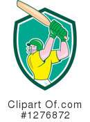 Cricket Player Clipart #1276872 by patrimonio