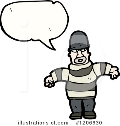 Royalty-Free (RF) Criminal Clipart Illustration by lineartestpilot - Stock Sample #1206630
