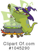 Crocodile Clipart #1045290 by toonaday
