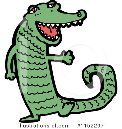 Crocodile Clipart #1152297 by lineartestpilot