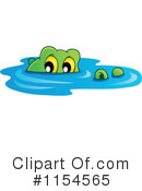 Crocodile Clipart #1154565 by visekart