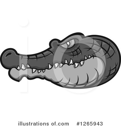 Crocodile Clipart #1265943 by Vector Tradition SM