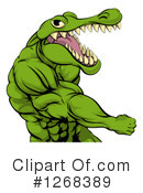 Crocodile Clipart #1268389 by AtStockIllustration