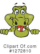 Crocodile Clipart #1272810 by Dennis Holmes Designs