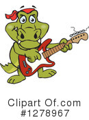 Crocodile Clipart #1278967 by Dennis Holmes Designs