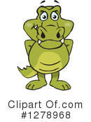 Crocodile Clipart #1278968 by Dennis Holmes Designs