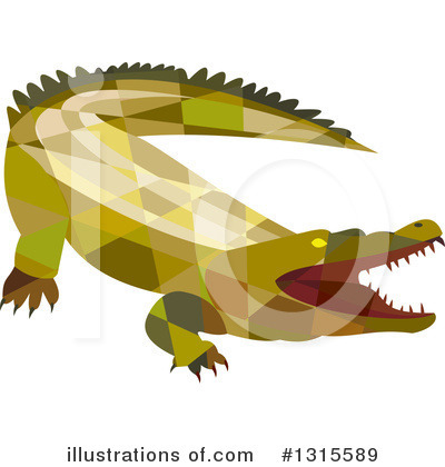 Alligator Clipart #1315589 by patrimonio