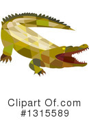 Crocodile Clipart #1315589 by patrimonio