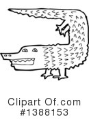 Crocodile Clipart #1388153 by lineartestpilot
