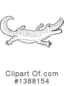 Crocodile Clipart #1388154 by lineartestpilot