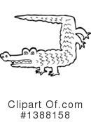 Crocodile Clipart #1388158 by lineartestpilot
