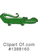 Crocodile Clipart #1388160 by lineartestpilot