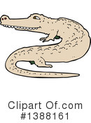 Crocodile Clipart #1388161 by lineartestpilot