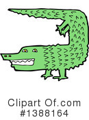 Crocodile Clipart #1388164 by lineartestpilot