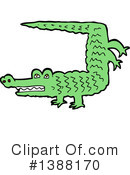 Crocodile Clipart #1388170 by lineartestpilot