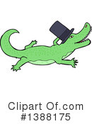 Crocodile Clipart #1388175 by lineartestpilot