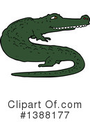 Crocodile Clipart #1388177 by lineartestpilot