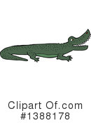 Crocodile Clipart #1388178 by lineartestpilot