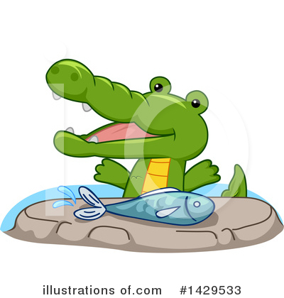 Royalty-Free (RF) Crocodile Clipart Illustration by BNP Design Studio - Stock Sample #1429533