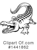 Crocodile Clipart #1441862 by Vector Tradition SM