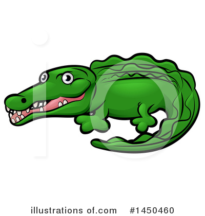 Royalty-Free (RF) Crocodile Clipart Illustration by AtStockIllustration - Stock Sample #1450460