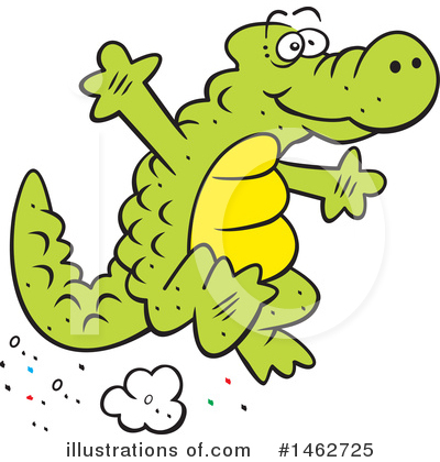 Royalty-Free (RF) Crocodile Clipart Illustration by Johnny Sajem - Stock Sample #1462725