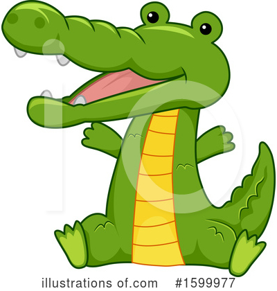 Crocodile Clipart #1599977 by BNP Design Studio