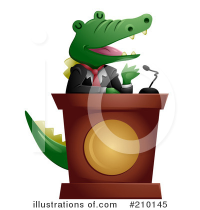 Royalty-Free (RF) Crocodile Clipart Illustration by BNP Design Studio - Stock Sample #210145